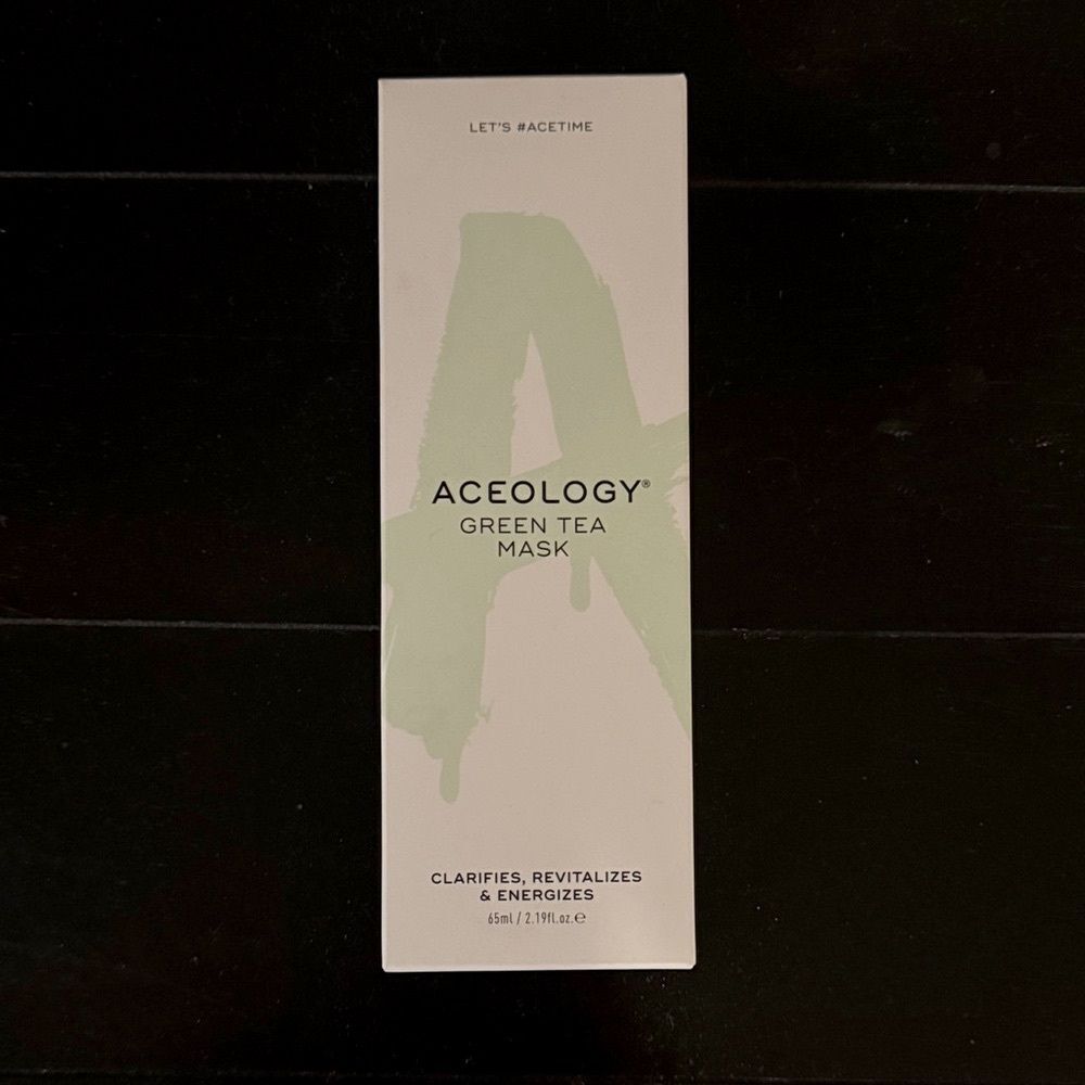 Aceology Green Tea Mask - Refreshing Skincare Treatment brand new in box sealed